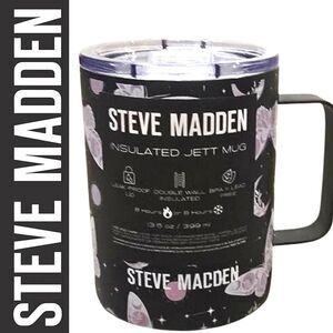 Steve Madden Love Spell Butterfly Insulated 13.5oz Jett Mug